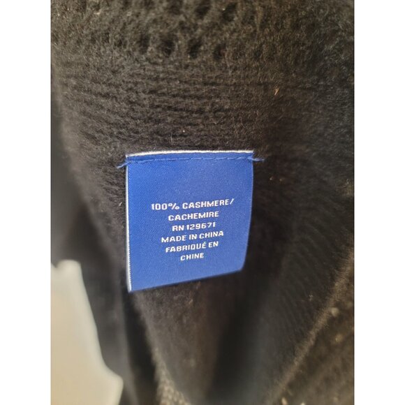 No Name Women's Black Cashmere Sweater Short Sleeve - Small - Picture 4 of 5